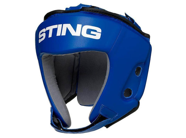 Sting AIBA England Boxing Approved Competition Head Guard Blue